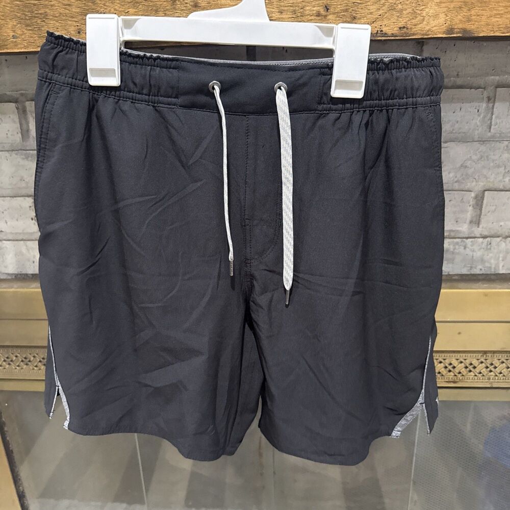 Vuori Trail Shorts Mens Small Black Lined 30 X 6” Training Running Gym Pockets